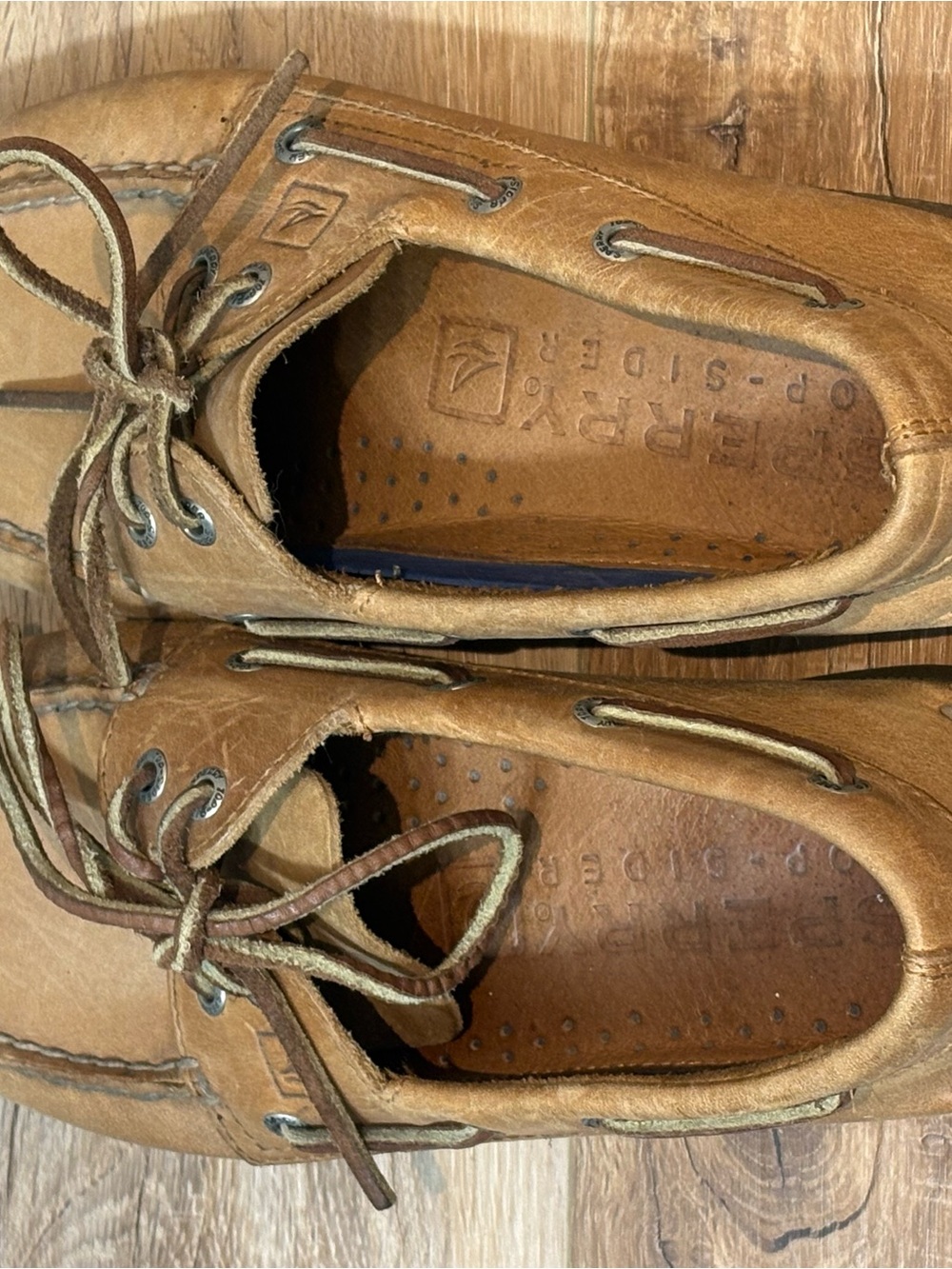 Sperry Tan Leather Classic 2-Eye Boat Shoes - Picture 3 of 3